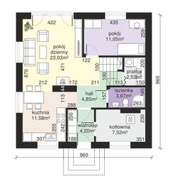 Parter projektu - Dom przy Cyprysowej 12 K