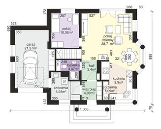 Parter projektu - Dom przy Przyjaznej 12