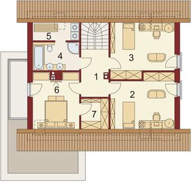 Poddasze projektu - Korso 2 PS
