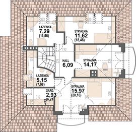 Poddasze projektu - Opałek