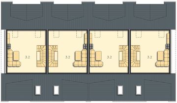 Poddasze II projektu - Flamingo LMS16