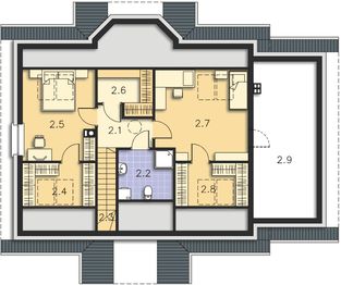 Poddasze projektu - Atlanta DCP241