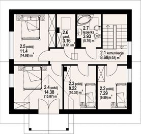 Poddasze projektu - Grabie nowe 3