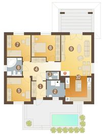 Parter projektu - Rodos bez garażu [B]