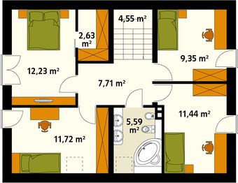 Poddasze projektu - Jeżyna NF40