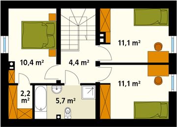 Poddasze projektu - Zeo 3 NF40