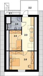 Poddasze projektu - Garaż ARP03