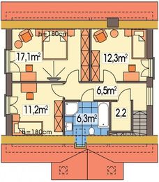 Poddasze projektu - Hiacynt wersja A plus paliwo stałe