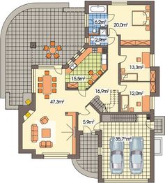 Parter projektu - Lawenda B z piwnicą