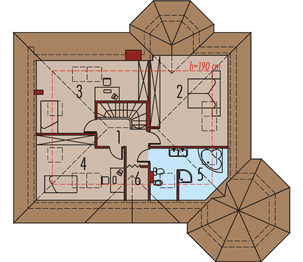 Poddasze projektu - Esmeralda (duża) G2
