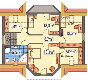 Poddasze projektu - As wersja A paliwo stałe