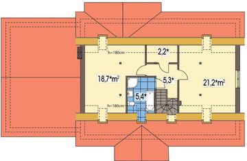 Poddasze projektu - Anita Dworek wersja B z podwójnym gar. paliwo stałe