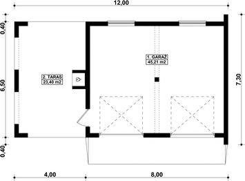 Parter projektu - G189 - Budynek garażowy