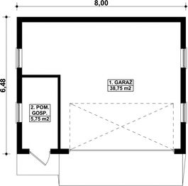 Parter projektu - G131 - Budynek garażowy