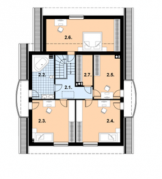 Poddasze projektu - A-117 Dom tradycyjny