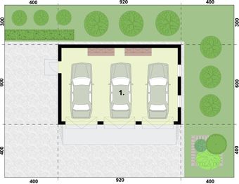 Parter projektu - G305a budynek gospodarczy