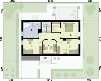 Poddasze projektu - Lamia 2