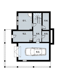 Piwnica projektu - L-71 Dom tradycyjny