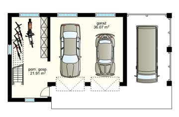 Parter projektu - Garaż GW-3