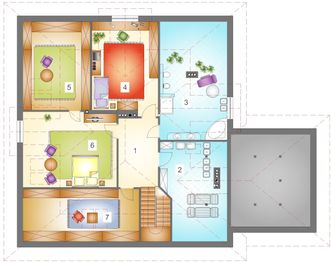 Poddasze projektu - JM 228