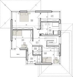 Piętro 1 projektu - DN 051