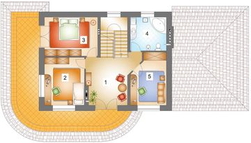 Piętro 1 projektu - JM 111