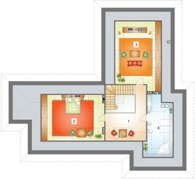 Poddasze projektu - JM 206