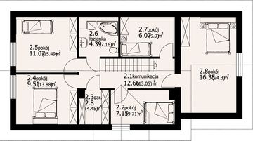 Poddasze projektu - Czasław 15g