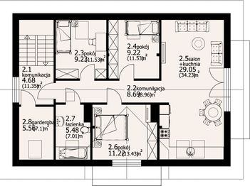 Poddasze projektu - Osina 44