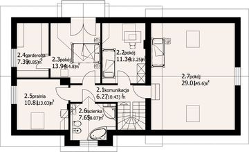 Poddasze projektu - Dukla 13gg