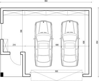 Parter projektu - Garaż G2