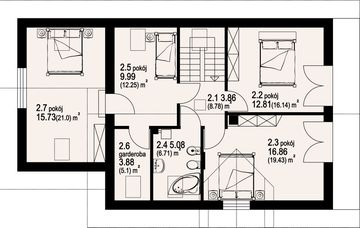 Poddasze projektu - Olszówka 4-01