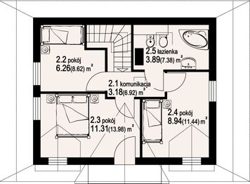 Poddasze projektu - Gaik 5dw