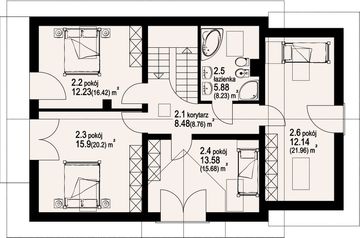 Poddasze projektu - Osina 71a