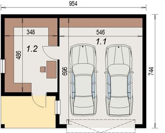Parter projektu - Garaż G 3.22