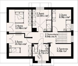 Poddasze projektu - Bukowo 15