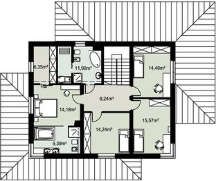 Piętro 1 projektu - Teka-06