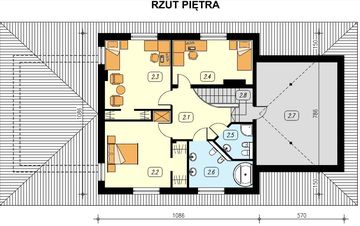 Piętro 1 projektu - Blackberry