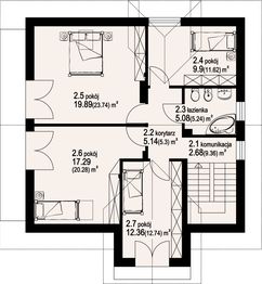 Poddasze projektu - Brzozów 7-01
