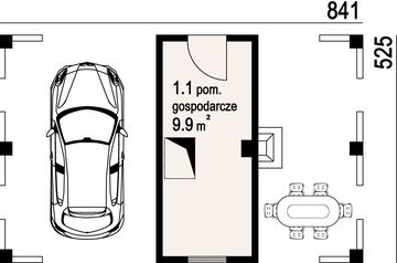 Parter projektu - Budynek gospodarczy Mazurski 1 Gpm 1