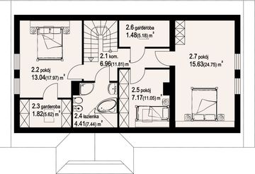 Poddasze projektu - Zawoja g11 Dw-0k