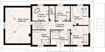 Poddasze projektu - Chmielniki Dw15