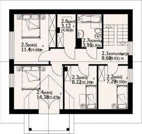Poddasze projektu - Grabie Nowe 9
