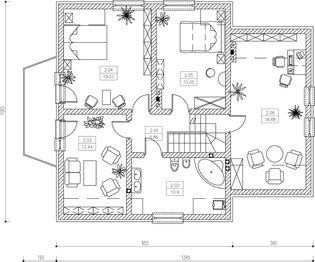 Poddasze projektu - Stg