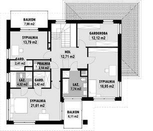 Piętro 1 projektu - E-106