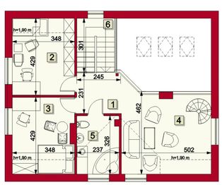 Poddasze projektu - Modena
