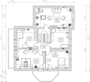 Poddasze projektu - Bar