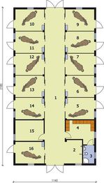 Parter projektu - S20 Stajnia dla koni - 10 boksów