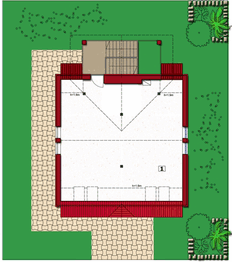 Poddasze projektu - Sklep, Budynek Handlowy U51
