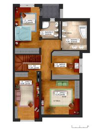 Poddasze projektu - Dom Wygodny 1